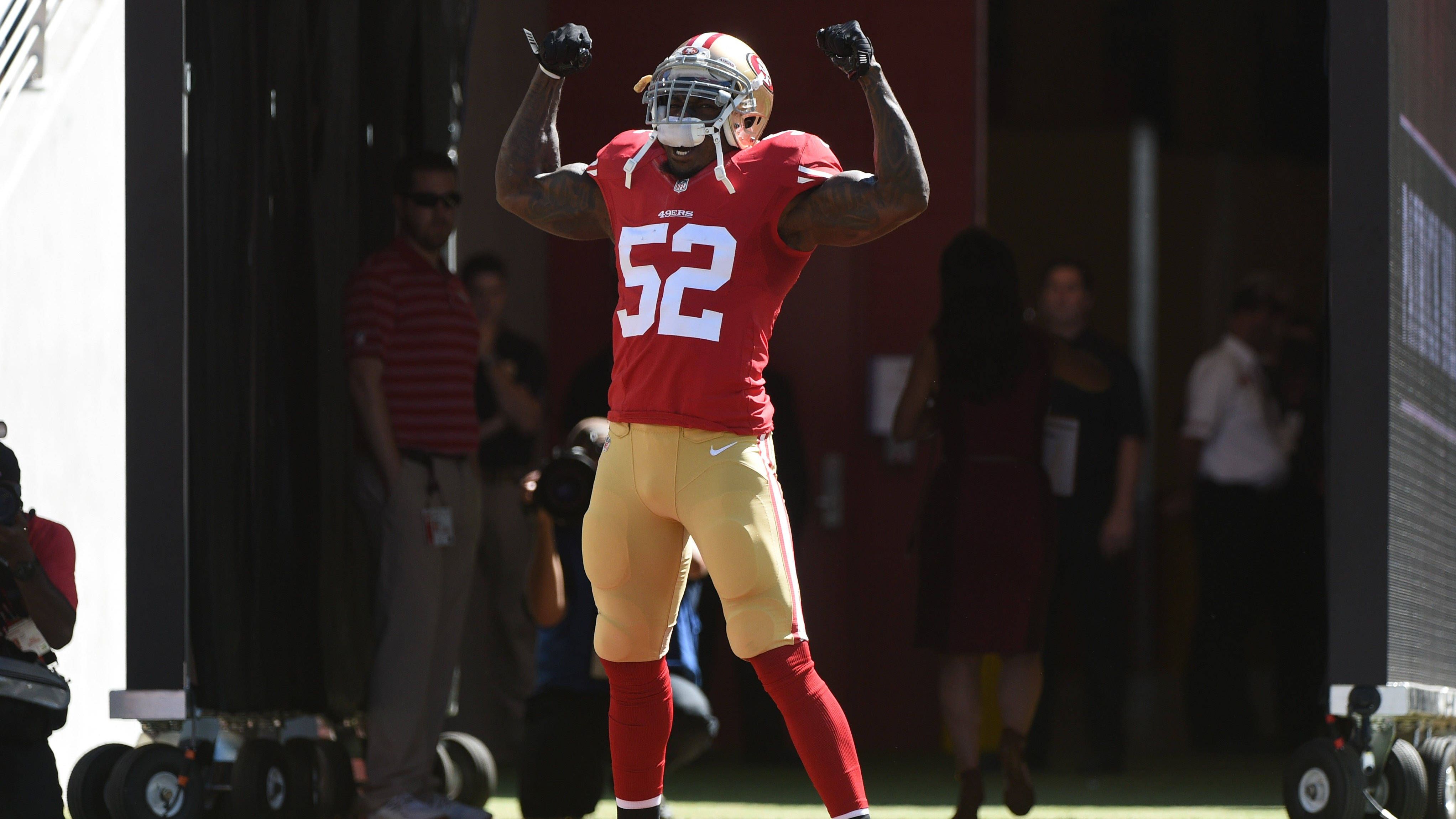 <strong>Patrick Willis</strong><br>Position: Linebacker<br>Ex-Teams: San Francisco 49ers<br>Größte Erfolge: Pro Bowl (7), NFL Defensive Rookie of the Year, First-team All Pro (5), NFL 2010s All-Decade Team, NFL Tackles Leader (2)<br>Status: Finalist aus 2023