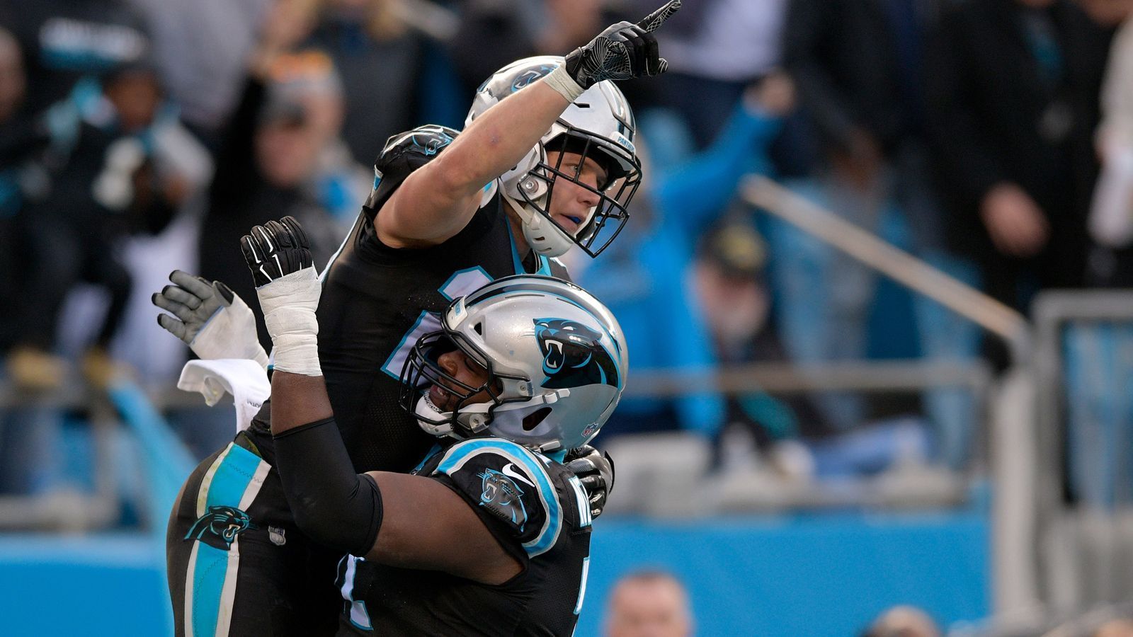 
                <strong>Carolina Panthers</strong><br>
                Platz 9: Carolina PanthersDurchschnittliche Zahlung an einen Spieler im Jahr: 3,072,728 Millionen Dollar (umgerechnet: 2,709 Mio. Euro)
              