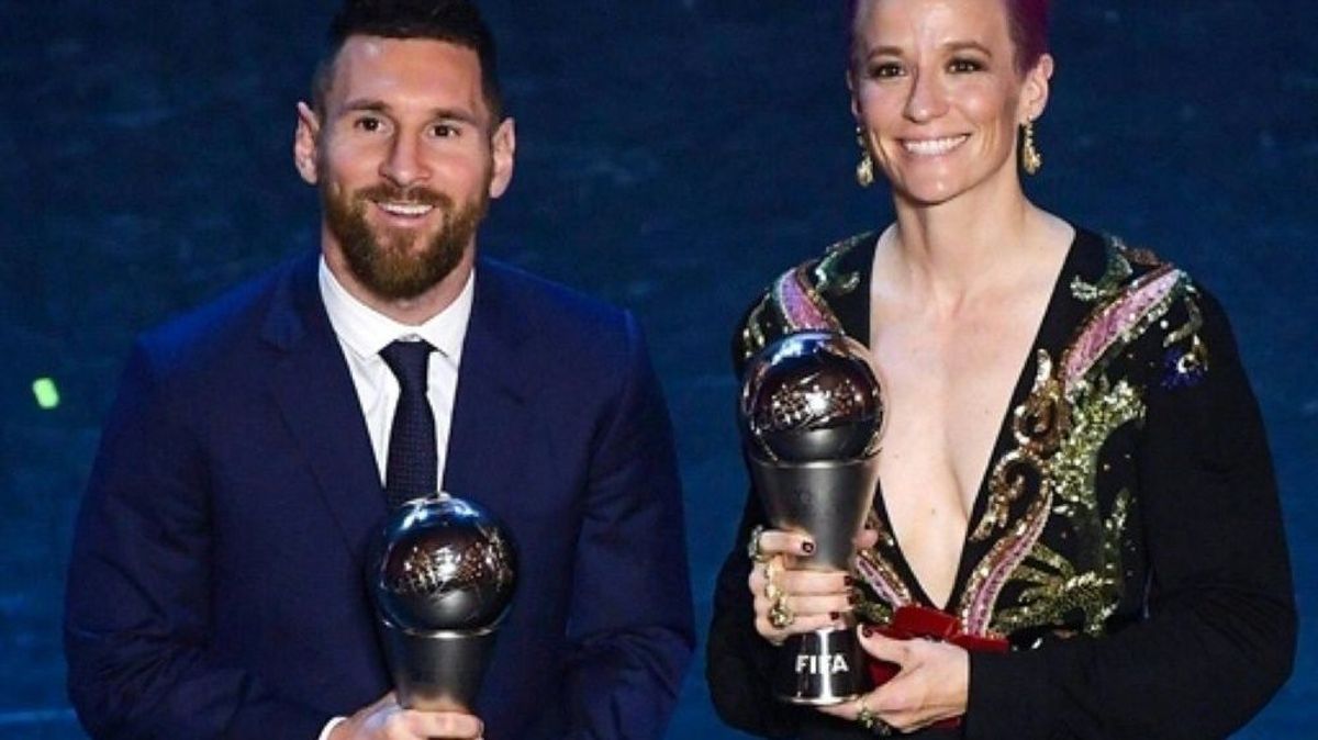 Die Favoriten: Lionel Messi (l.) und Megan Rapinoe (r.)