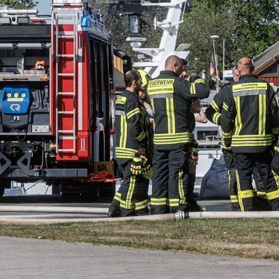 Explosion im Hafen von Niendorf