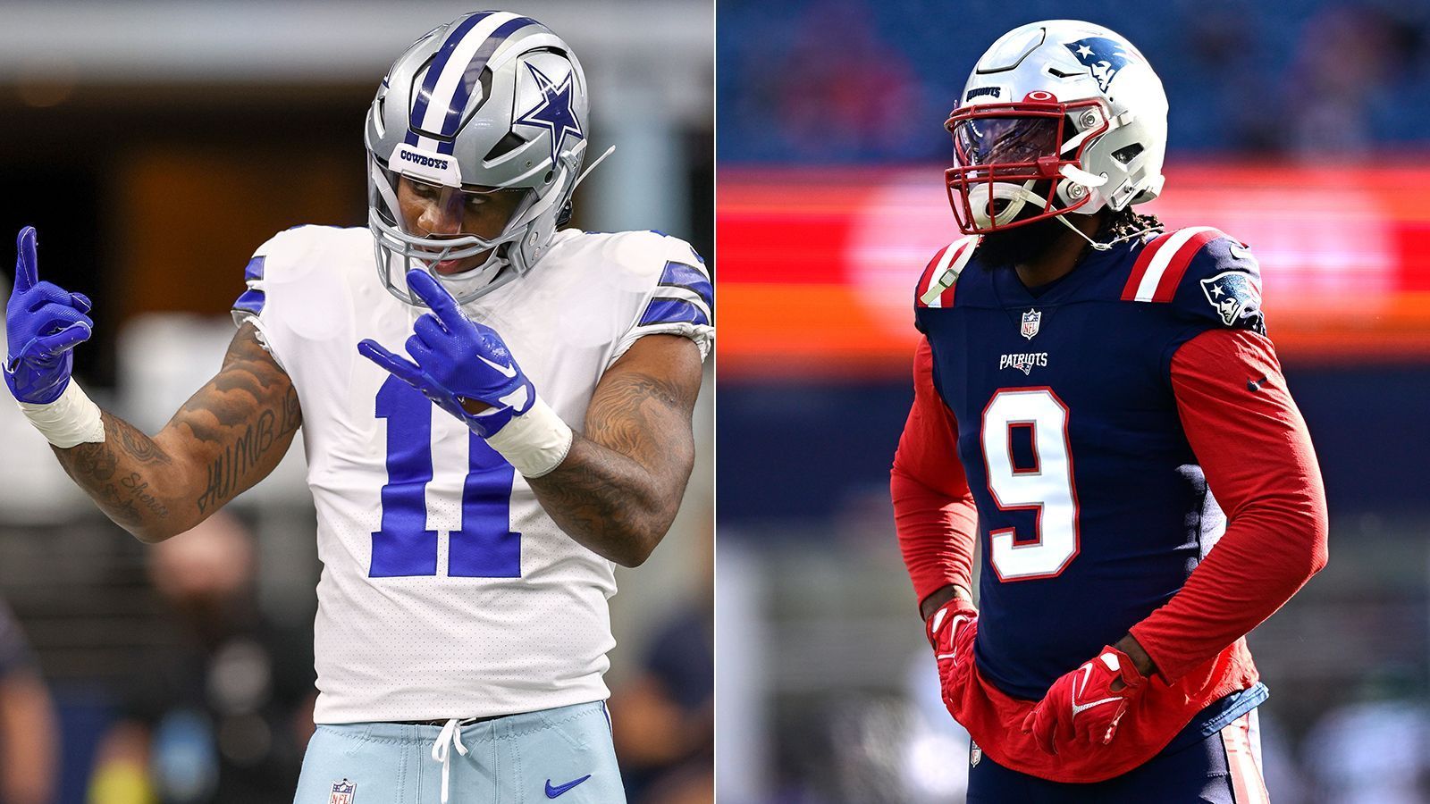 
                <strong>Outside Linebacker mit den meisten Stimmen</strong><br>
                &#x2022; AFC: Matt Judon, New England Patriots<br>&#x2022; NFC: Micah Parsons, Dallas Cowboys<br>
              