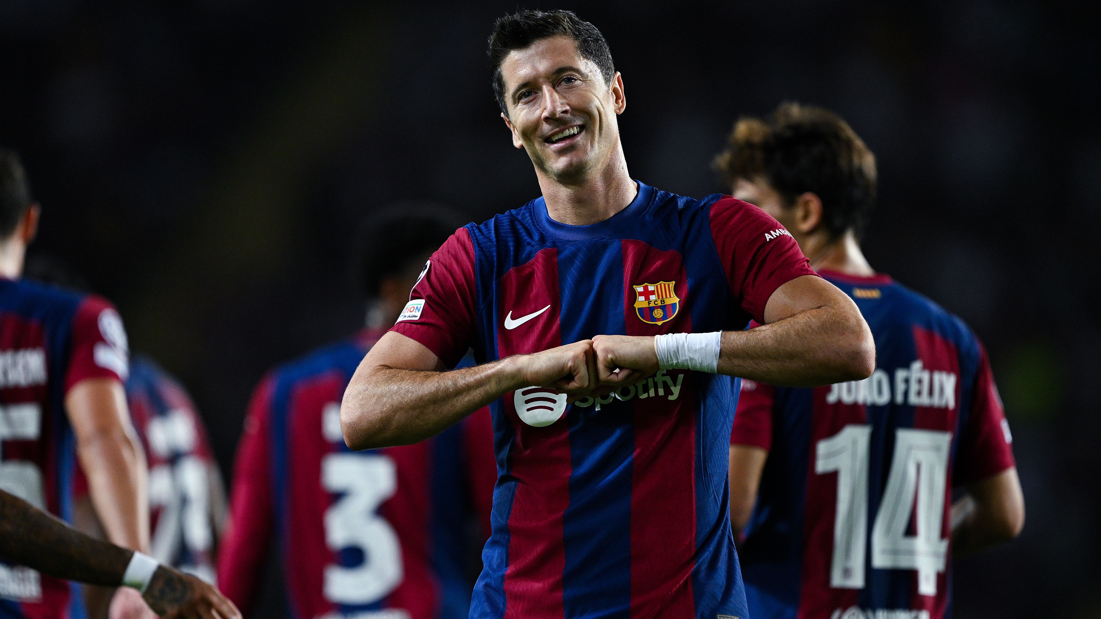 <strong>Platz 5 (geteilt): Robert Lewandowski (FC Barcelona)</strong><br>- Position: Sturm<br>- GES: 90