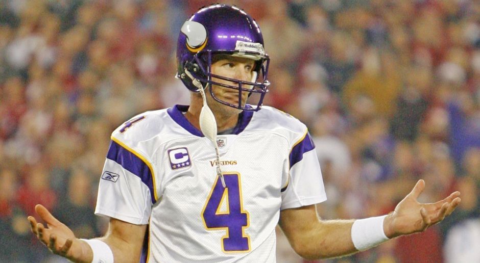 
                <strong>Platz 8: Brett Favre</strong><br>
                Rücktritt 2010 mit 41 Jahren und 71 TagenAtlanta Falcons (1991)Green Bay Packers (1992-2007)New York Jets (2008)Minnesota Vikings (2009-10)
              