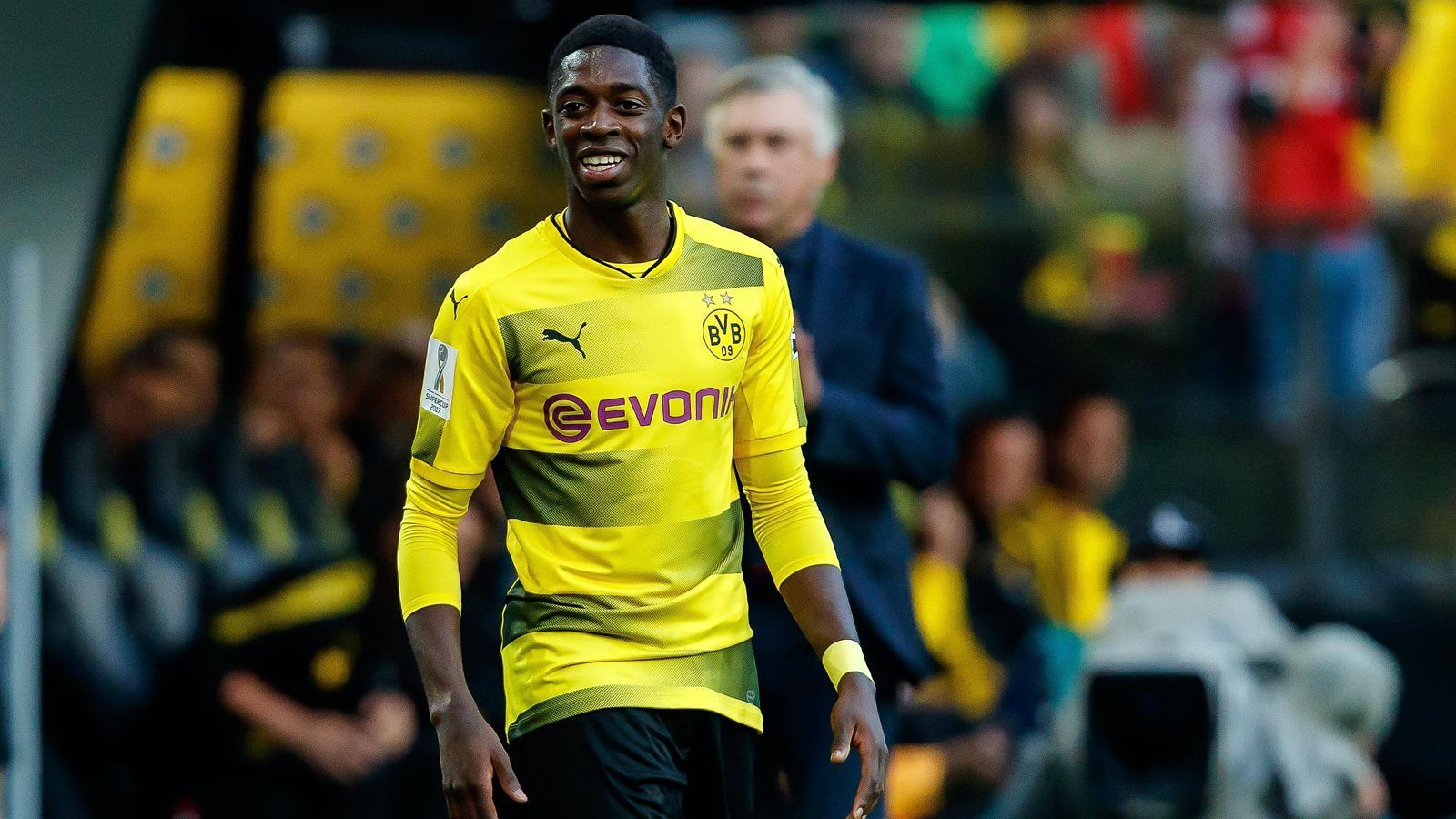 
                <strong>Platz 1: Ousmane Dembele (kam von Stade Rennes)</strong><br>
                &#x2022; Saison: 2016/2017<br>&#x2022; Ablösesumme: 35 Millionen Euro<br>&#x2022; Spiele/Tore/Assists für den BVB: 50/10/22<br>&#x2022; Aktueller Verein: FC Barcelona<br>
              