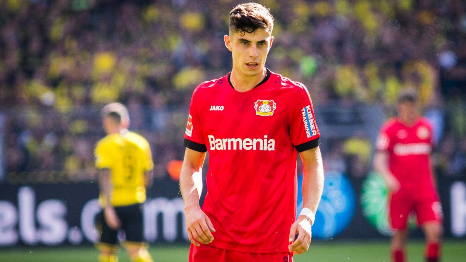 
                <strong>Kai Havertz, Deutschland </strong><br>
                Alter: 20 Jahre (*11.06.1999)Gesamtstärke: 84Verein: Bayer LeverkusenPosition: Offensives Mittelfeld
              