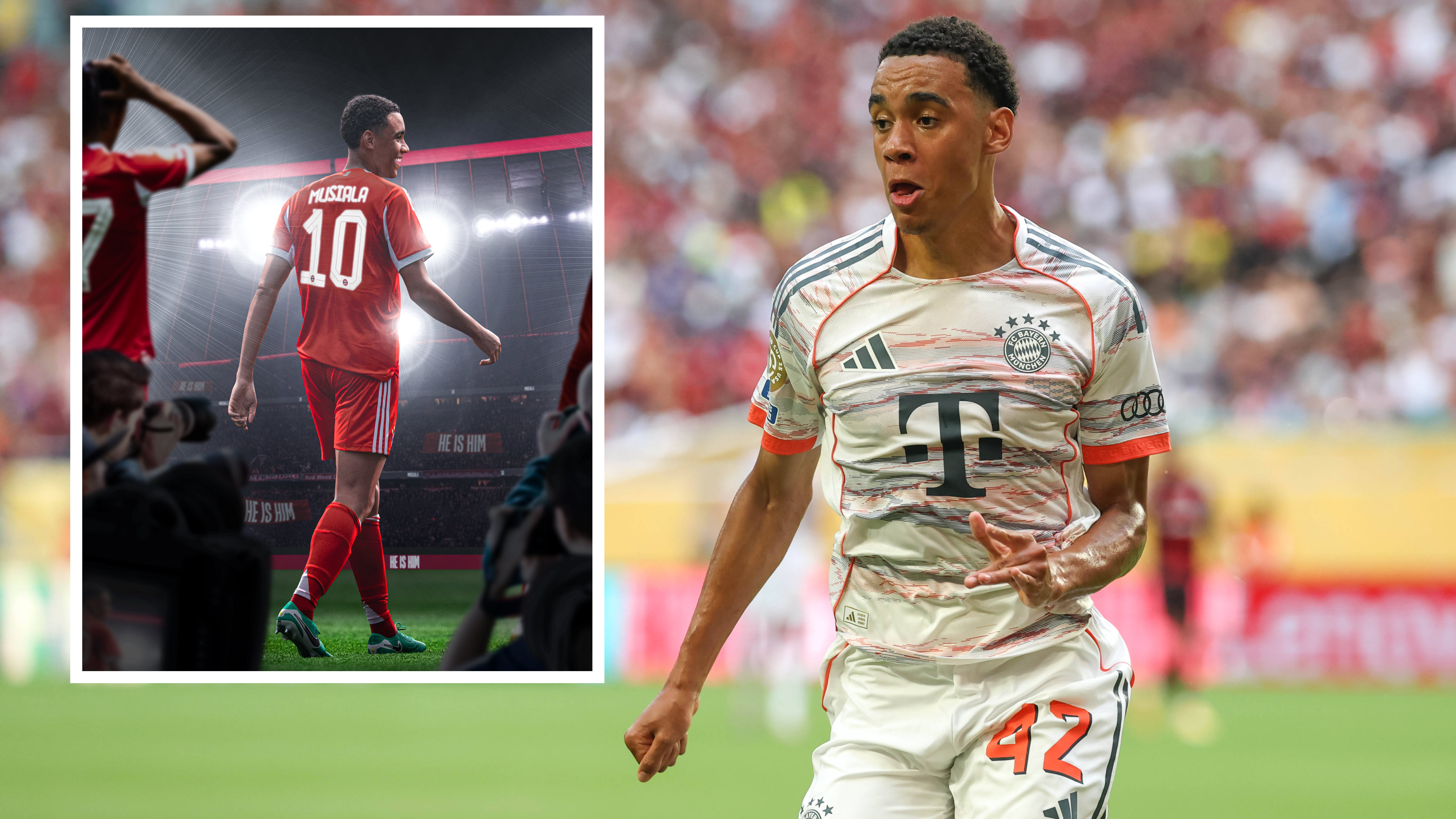 <strong>Jamal Musiala</strong><br>Rückennummer 10 beim FC Bayern: ab 2025 Position: Offensives Mittelfeld