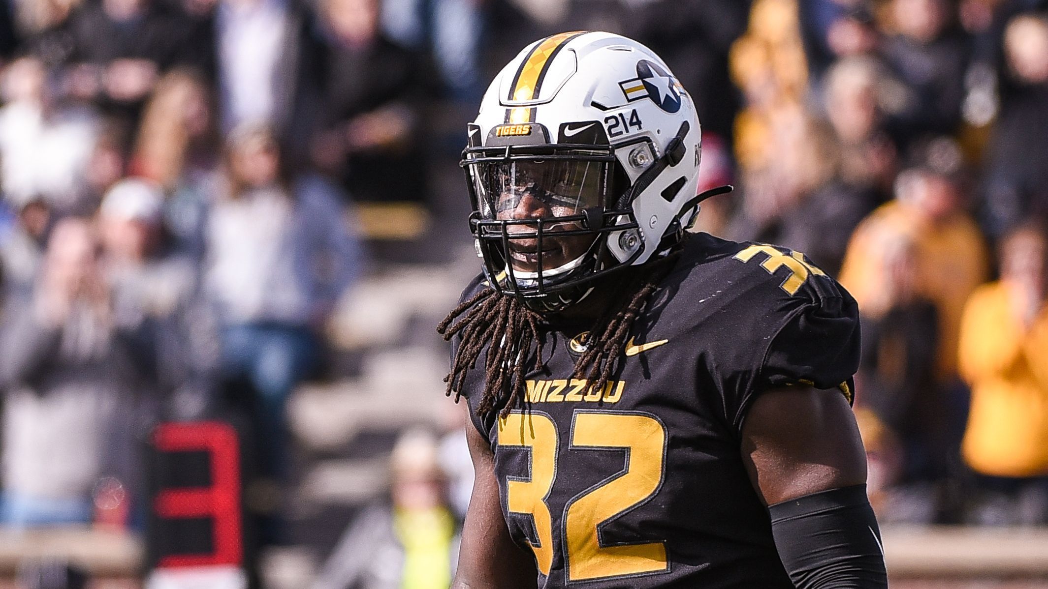 <strong>8. Platz (geteilt):  Missouri Tigers - 8 Spieler</strong><br>Aktuelle Stars in der NFL (u.a.): Nick Bolton (Linebacker, Chiefs), Markus Golden (Linebacker, Steelers), Drew Lock (Quarterback, Seahawks), DJ Coleman (Linebacker, Jaguars), Jordan Eliott (Defensive Tackle, Browns)