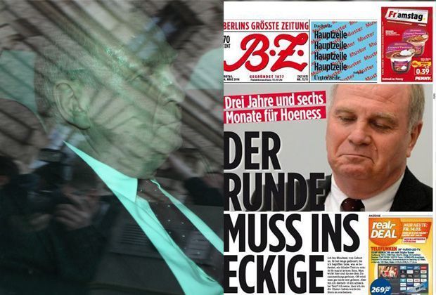 
                <strong>B.Z. (Berlin)</strong><br>
                Berlins größte Boulevardzeitung präsentiert bei facebook die Titelseite von morgen: "Der Runde muss ins Eckige".
              