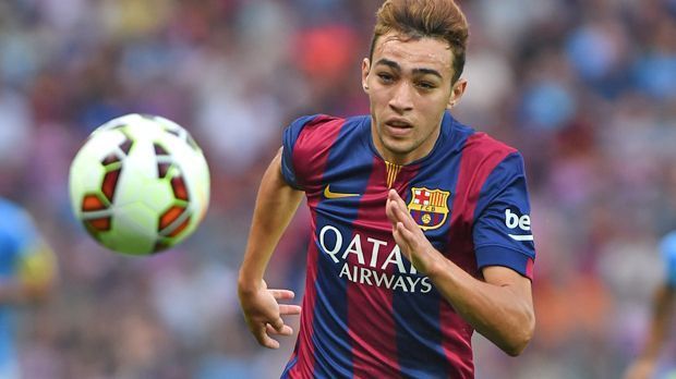 
                <strong>Munir El Haddadi</strong><br>
                Arsenal-Coach Arsene Wenger sagt in der englischen "Metro" über Munir, dass "er der nächste Fabregas" werden kann. Dabei ist der 19-Jährige, der über beide Außenbahnen kommen kann, gelernter Stürmer.
              