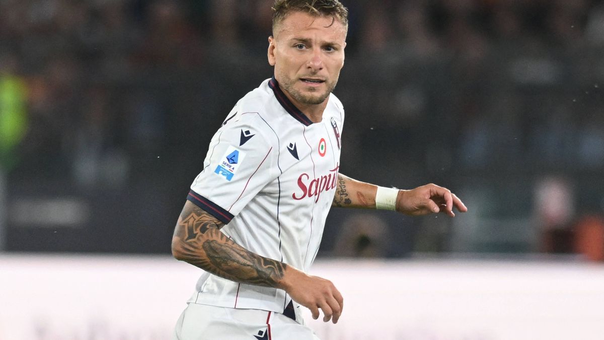 CALCIO - Serie A - AS Roma vs Bologna FC Ciro Immobile of Bologna FC 19909 look during the Serie A Enilive between AS Roma vs Bologna FC 1909 at Olimpic Stadium Rome Italy PUBLICATIONxNOTxINxFRAxUK...