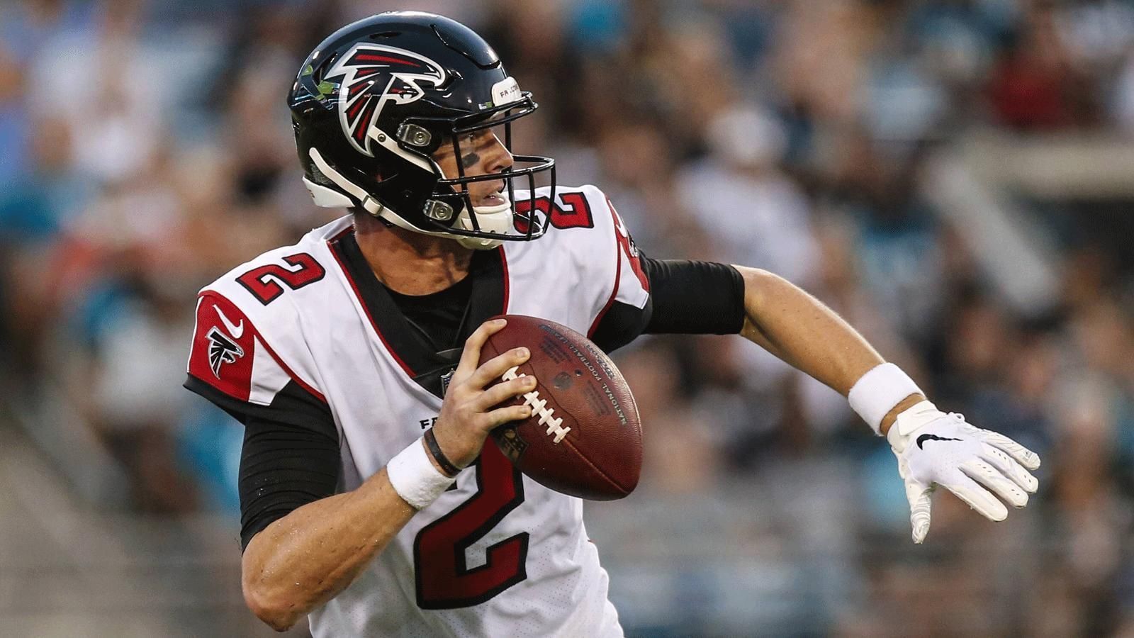 
                <strong>Quarterback / Falcons</strong><br>
                Falcons-Quarterback Matt Ryan erlebte 2017 zwar eine durchwachsene Saison, zählt vom Potential aber zu den besten Werfern der NFL – vor allem wenn er noch einmal an die Saison 2016 anknüpfen kann.
              