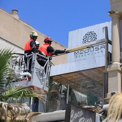 Einsturz des Restaurant-Clubs "Medusa" an der Playa de Palma auf Mallorca