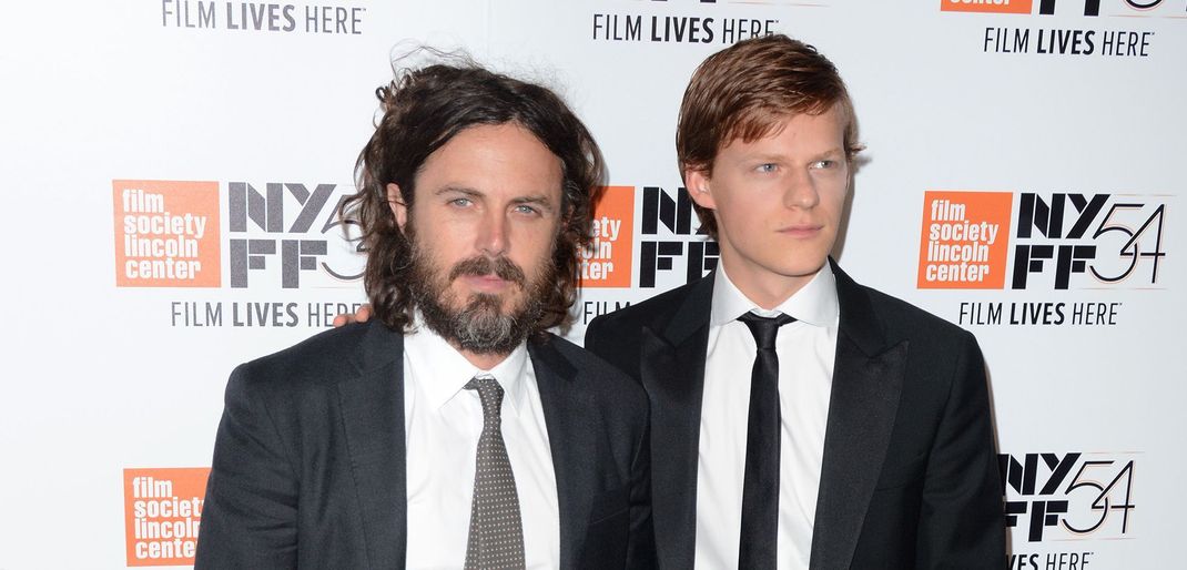 Lucas Hedges mit Kollegen Casey Affleck: Beide Oscar-nominiert! ©WENN.com