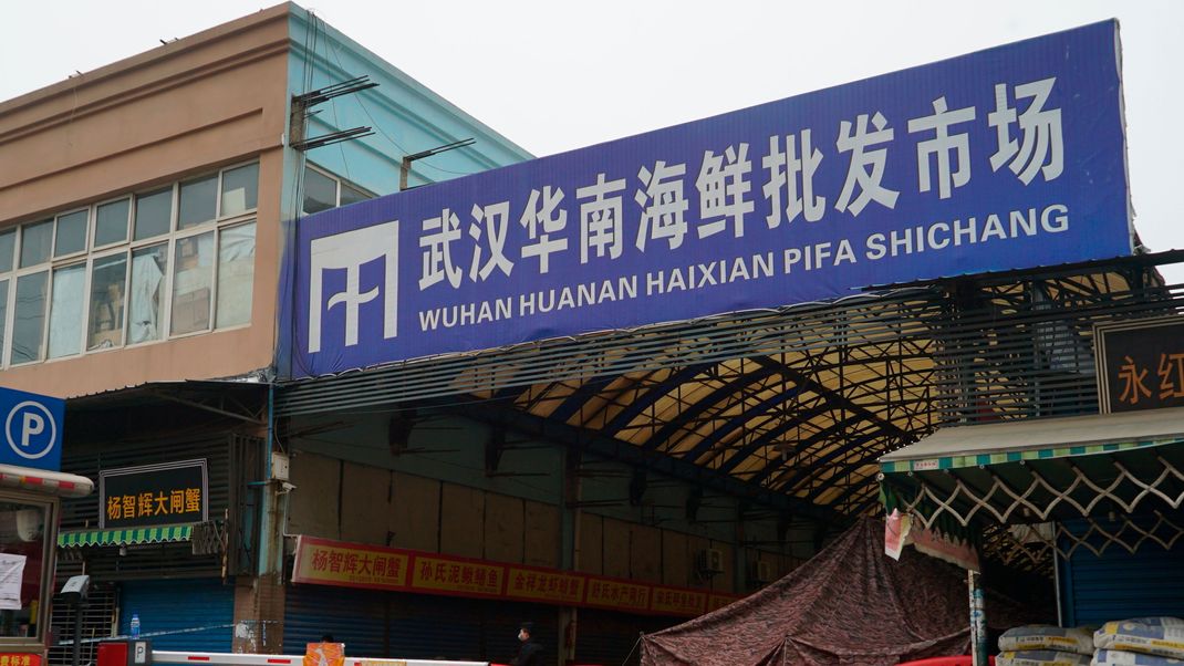 In Wuhan soll alles mit Corona begonnen haben: der Huanan Seafood Wholesale Market 