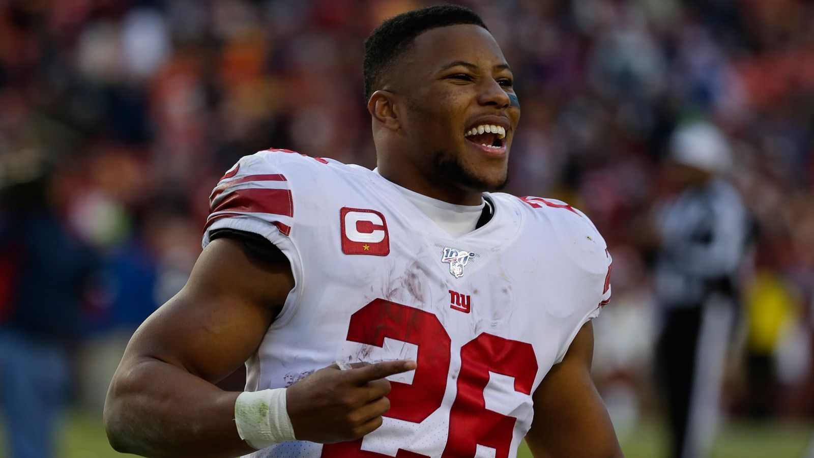 
                <strong>New York Giants</strong><br>
                Overall Ratings:Saquon Barkley – 89 - Kevin Zeitler – 85 - Golden Tate – 83 - Logan Ryan - 83 - Evan Engram – 82 -Sterling Shepard – 82 - James Bradberry IV – 82 - Leonard Williams – 81 - Dalvin Tomlinson – 81 - Jabrill Peppers – 80 - 
              