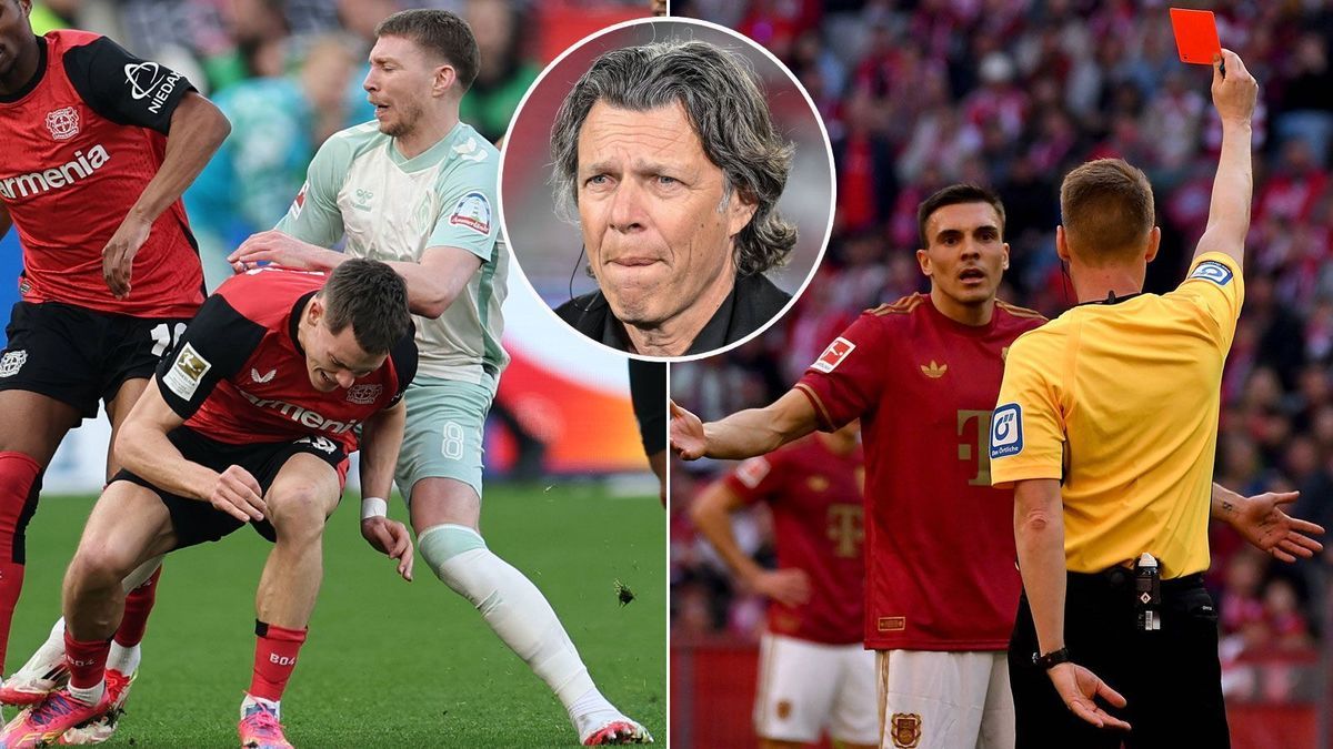 Foul an Wirtz und Rote Karte für Palhinha