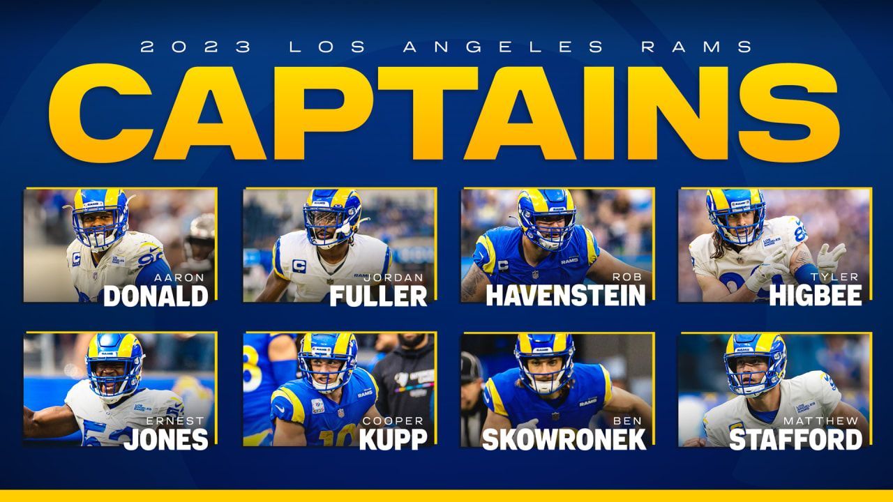 <strong>Los Angeles Rams</strong><br>QB Matthew Stafford, WR Cooper Kupp, OL Rob Havenstein, TE Tyler Higbee, DT Aaron Donald, FS Jordan Fuller, LB Ernest Jones, WR Ben Skowronek