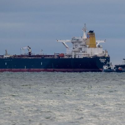 Öltanker vor Sassnitz