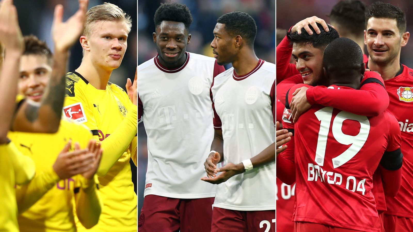 
                <strong>Ausgangslage der Meisterschaftskandidaten</strong><br>
                Am Samstag (ab 15:30 Uhr im Liveticker auf ran.de) nimmt die Bundesliga mit dem 26. Spieltag nach zwei Monaten Corona-Pause den Spielbetrieb wieder auf! ran.de zeigt die Ausgangslage der fünf Meisterschaftskandidaten vor den abschließenden neun Spieltagen.
              