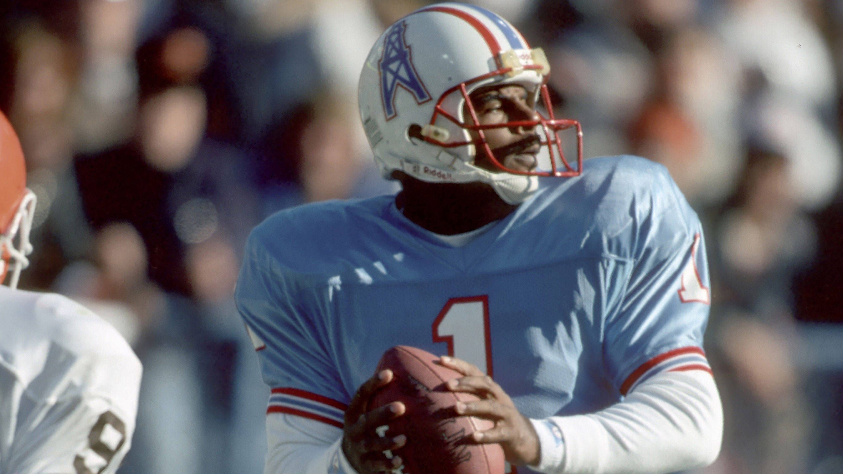 <strong>Tennessee Titans - Warren Moon</strong><br>Passing-Yards: 33.685<br>Passing-Touchdowns: 196<br>Jahre im Team: 10<br>Absolvierte Spiele: 141