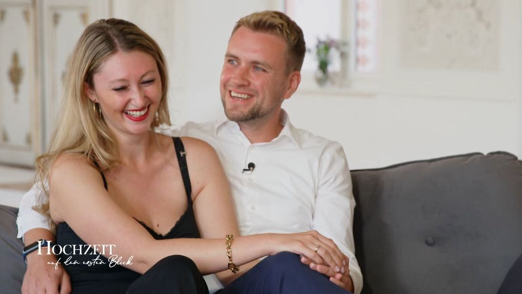 Jaqueline und Peter im Finale von "Hochzeit auf den ersten Blick" 2022.