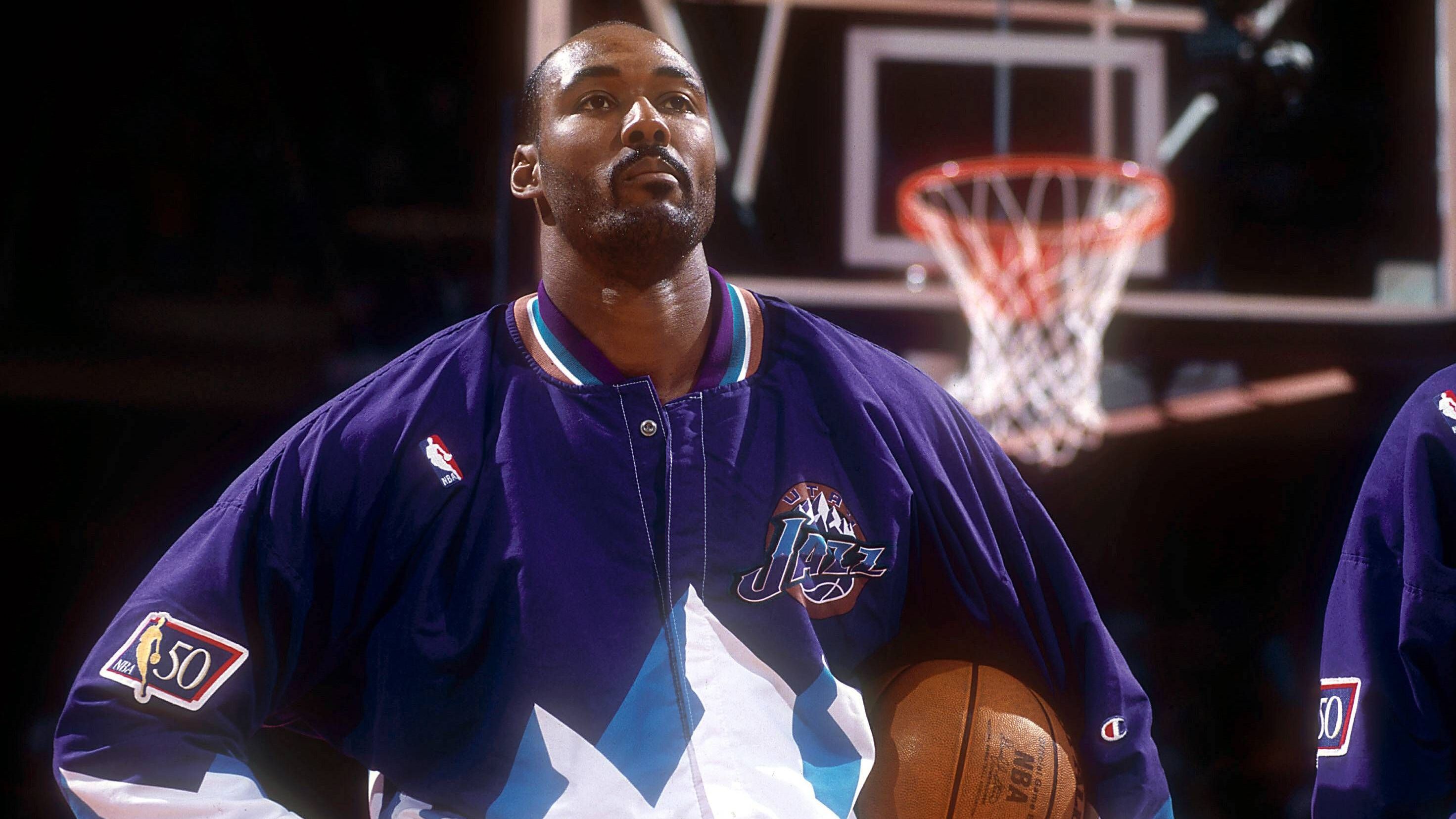 <strong>Platz 7 (geteilt): Karl Malone</strong><br>All-Star-Teilnahmen: 14<br>in der NBA aktiv: 1985 - 2004<br>Teams: Utah Jazz, Los Angeles Lakers