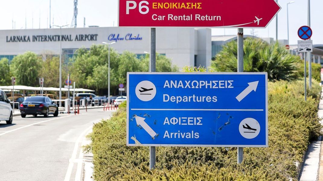 Flughafen Larnaka auf Zypern: Das Land ist bereit, im Falle einer Eskalation im Libanon und Israel bei Evakuierungen von Bürger:innen der EU und anderen Staaten zu unterstützen.