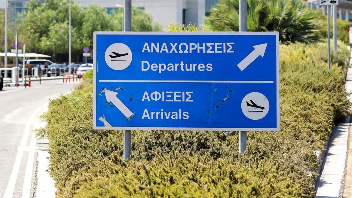 Flughafen Larnaka auf Zypern