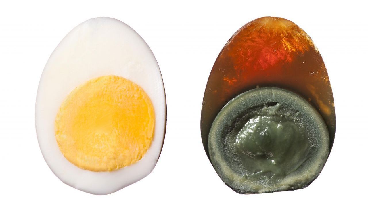 Dieses Ei ist nicht wirklich 1.000 Jahre alt - auch wenn es nach der Fermentierung so aussieht. Es ist höchstens drei Jahre alt. Und die Chinesen lieben es.