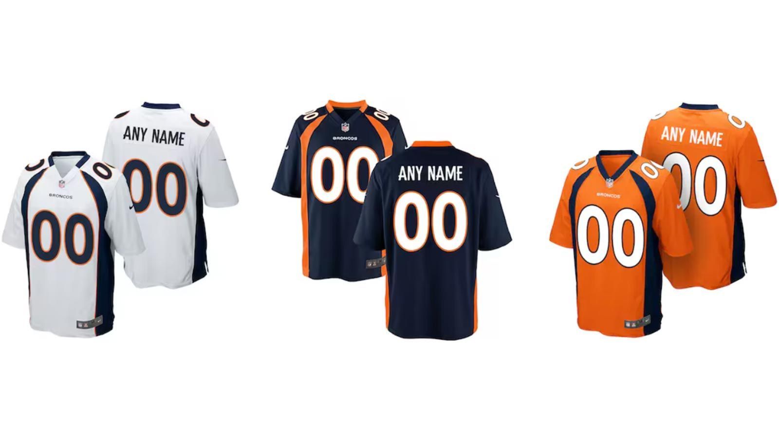 <strong>Denver Broncos</strong><br>
                Team-Farben: Navy-Blau, Orange und Weiß
