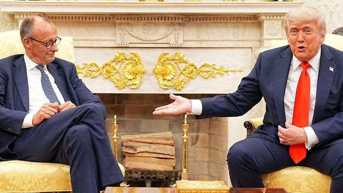 US-Präsident Trump empfängt Bundeskanzler Merz