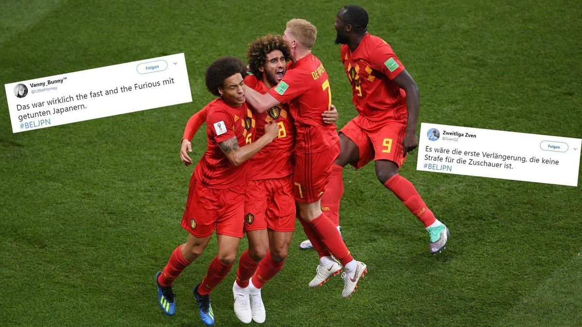 Netzreaktionen Belgien Last-Minute-Sieg