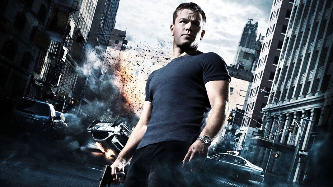 Matt Damon Characters: Jason Bourne Film: The Bourne Ultimatum (USA/DE 2007) Director: Paul Greengrass 25 July 2007 Date: 25 July 2007 Copyright (c) Mary Evans Picture Library 2020. Credit: Mary Evans/AF Archive/Universal