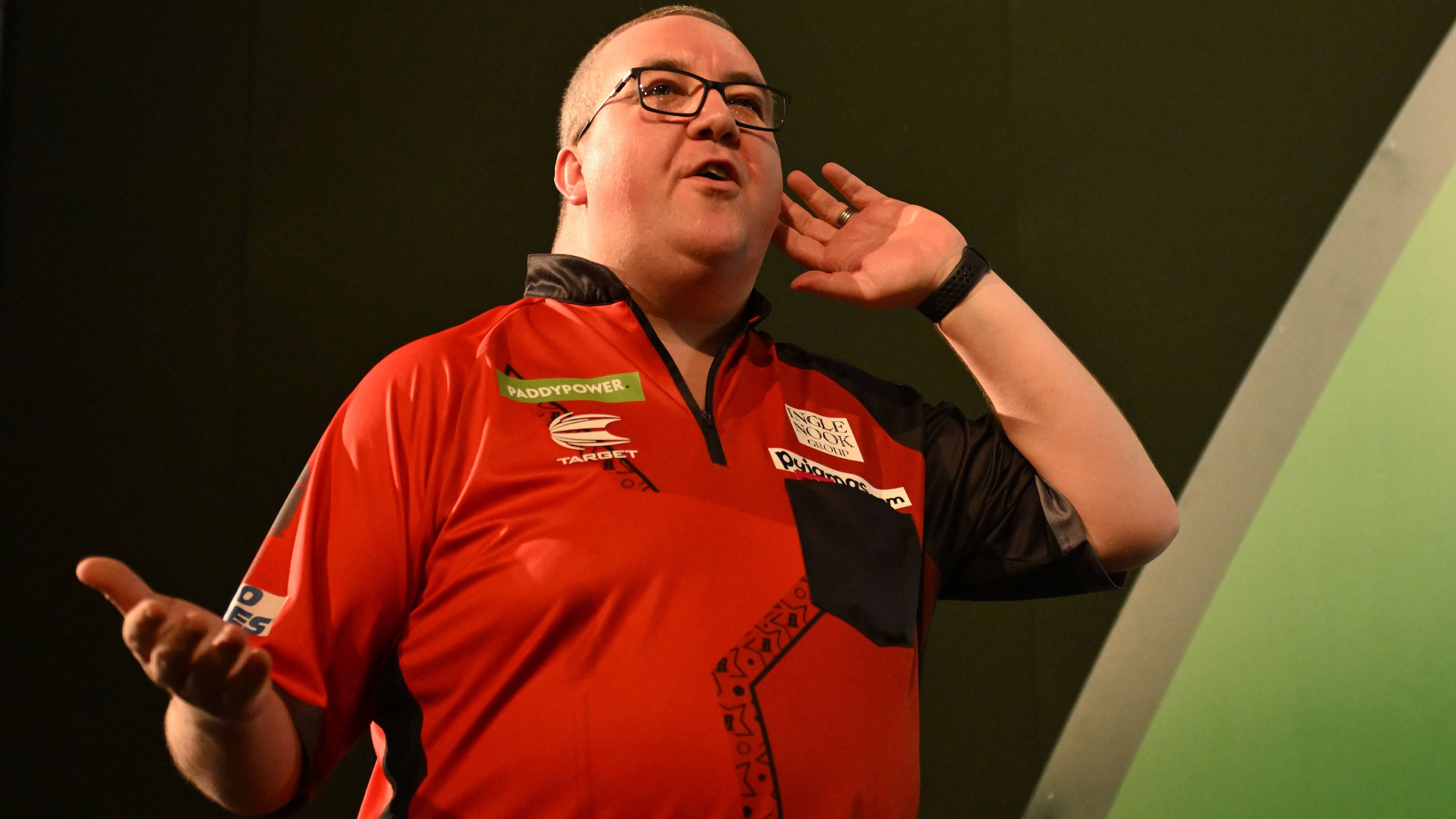 <strong>Platz 5: Stephen Bunting (ENG)</strong><br>- Preisgeld in Pfund: 536.000<br>- Veränderung im Vergleich zu vor der WM 2025: +3 Plätze