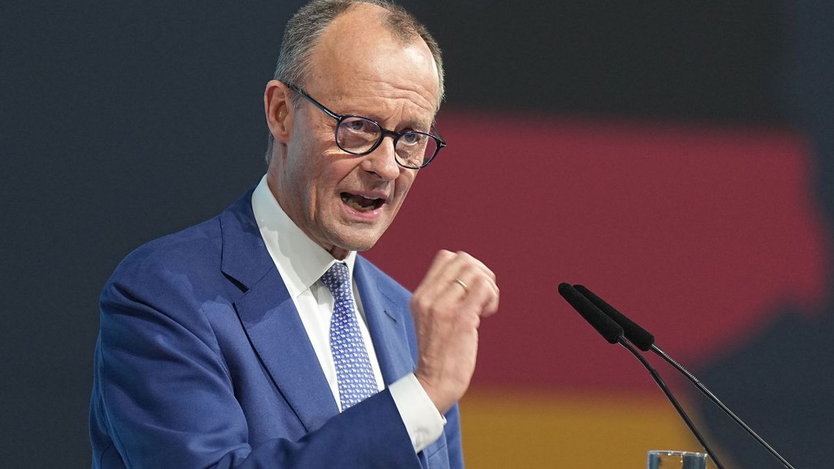 Unionskanzlerkandidat Friedrich Merz 