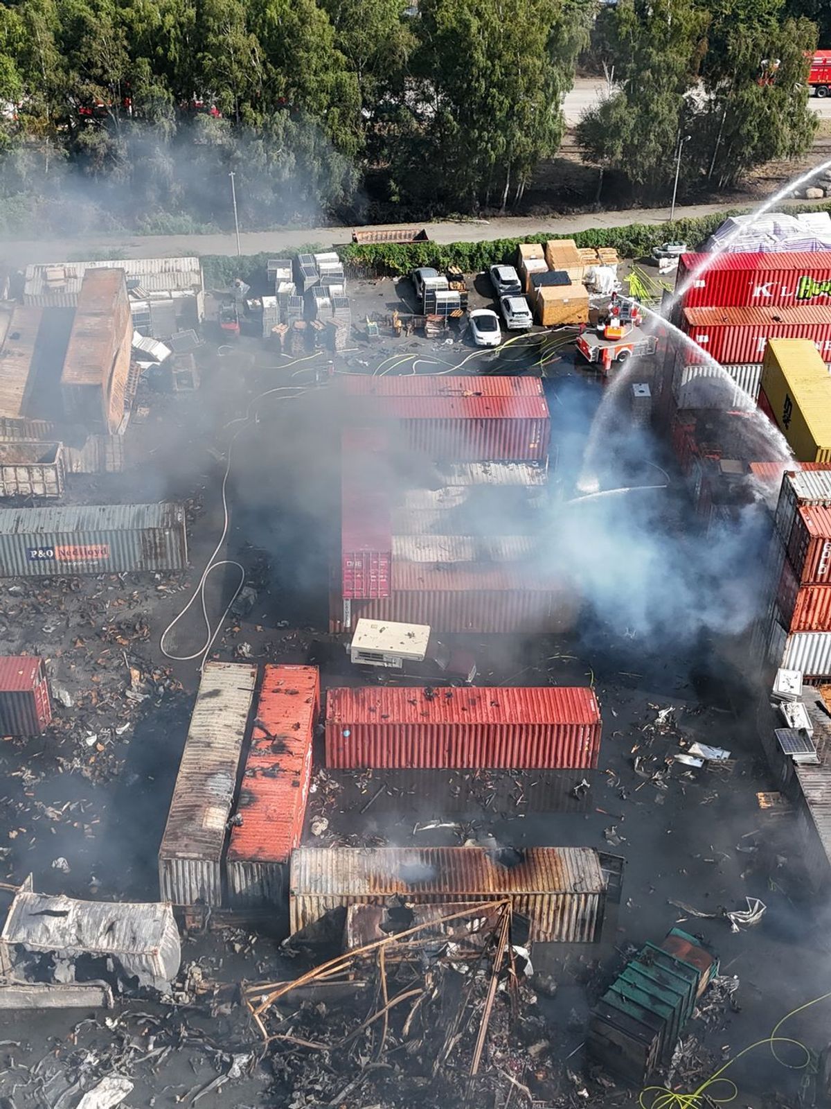 Großbrand in Hamburg