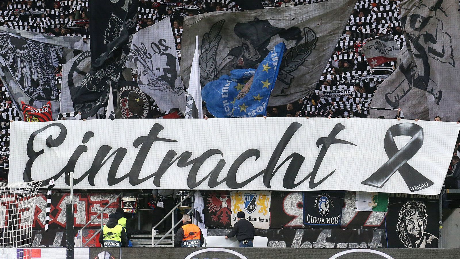 Eintracht Frankfurt in der CL Die spektakulärsten Fan-Choreos