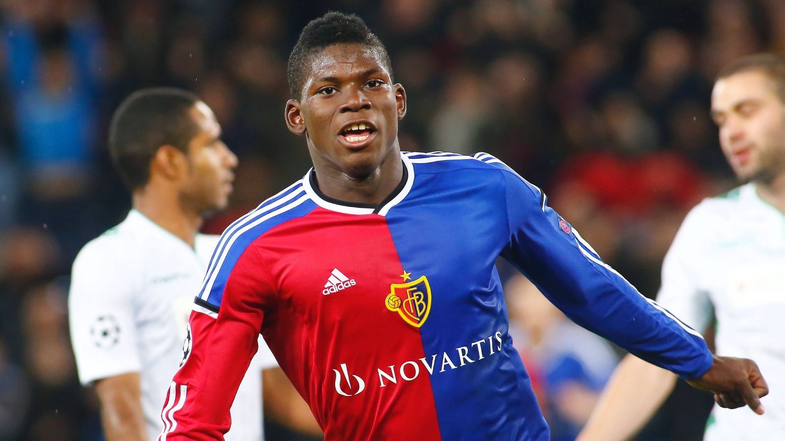 
                <strong>7. Platz: Breel Embolo (FC Basel) </strong><br>
                &#x2022; Alter: 17 Jahre, acht Monate und 21 Tage -<br>&#x2022; Datum: 4. November 2014 gegen Ludogorets Razgrad (4:0) -<br>&#x2022; Aktueller Klub: Borussia Mönchengladbach -<br>
              