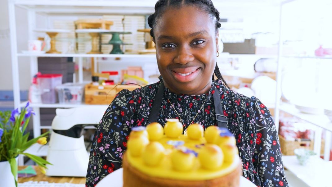 So sieht der fertige Simnel Cake von Dee aus.