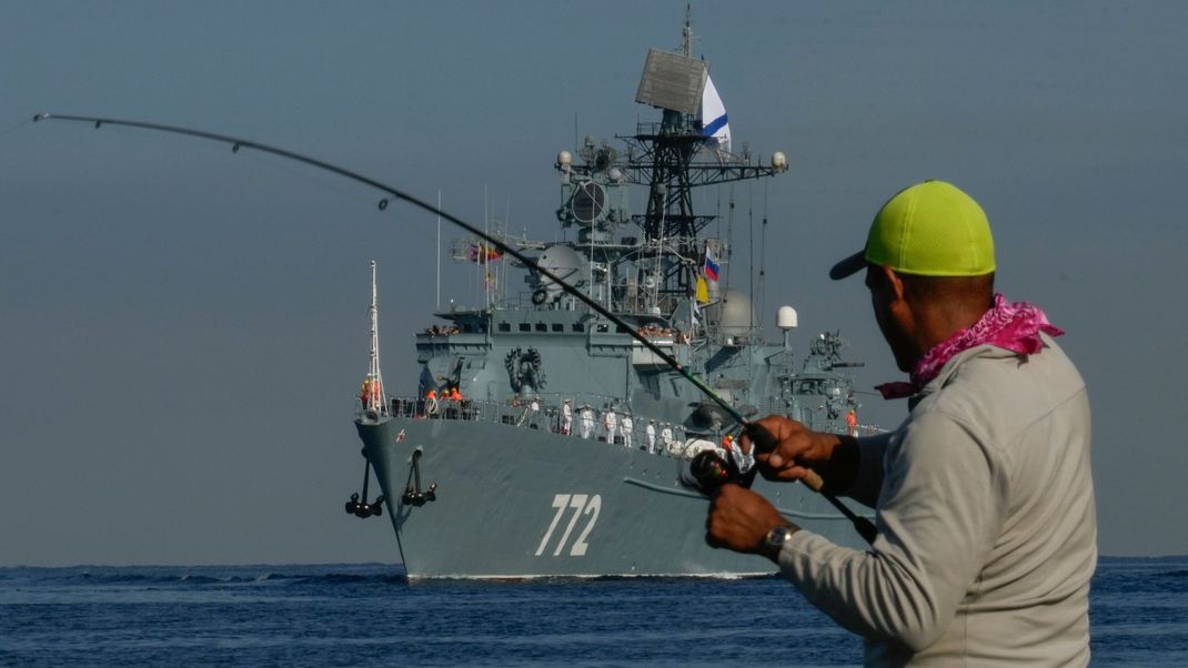 Russlands baltischer Flotte trifft in der kubanischen Hauptstadt Havanna ein.