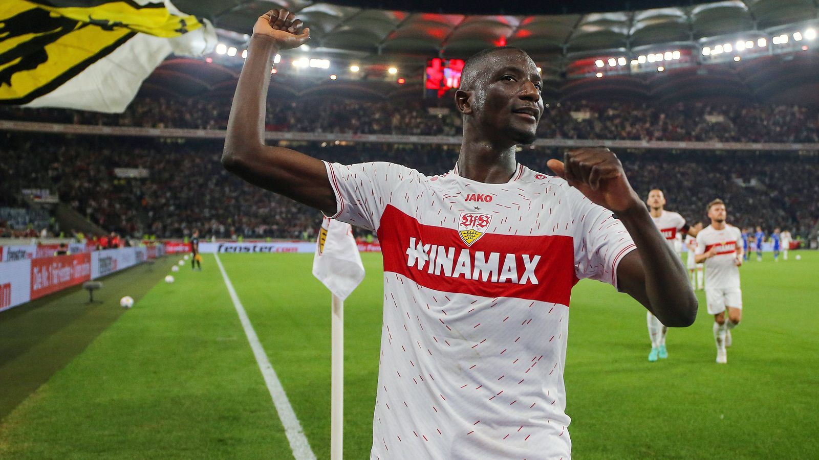 <strong>5. Spieltag: Guirassy stellt Lewandowskis Start-Rekord ein</strong><br>Der Lauf von Serhou Guirassy ging beim 3:1 des VfB Stuttgart gegen Darmstadt weiter. Er traf doppelt - und hat damit schon zehn Saisontreffer auf dem Konto. Mit ebenfalls zehn Saisontoren nach den ersten fünf Spielen startete vor Guirassy nur Robert Lewandowski 2020/21 - Rekord. (Quelle: optafranz/twitter)