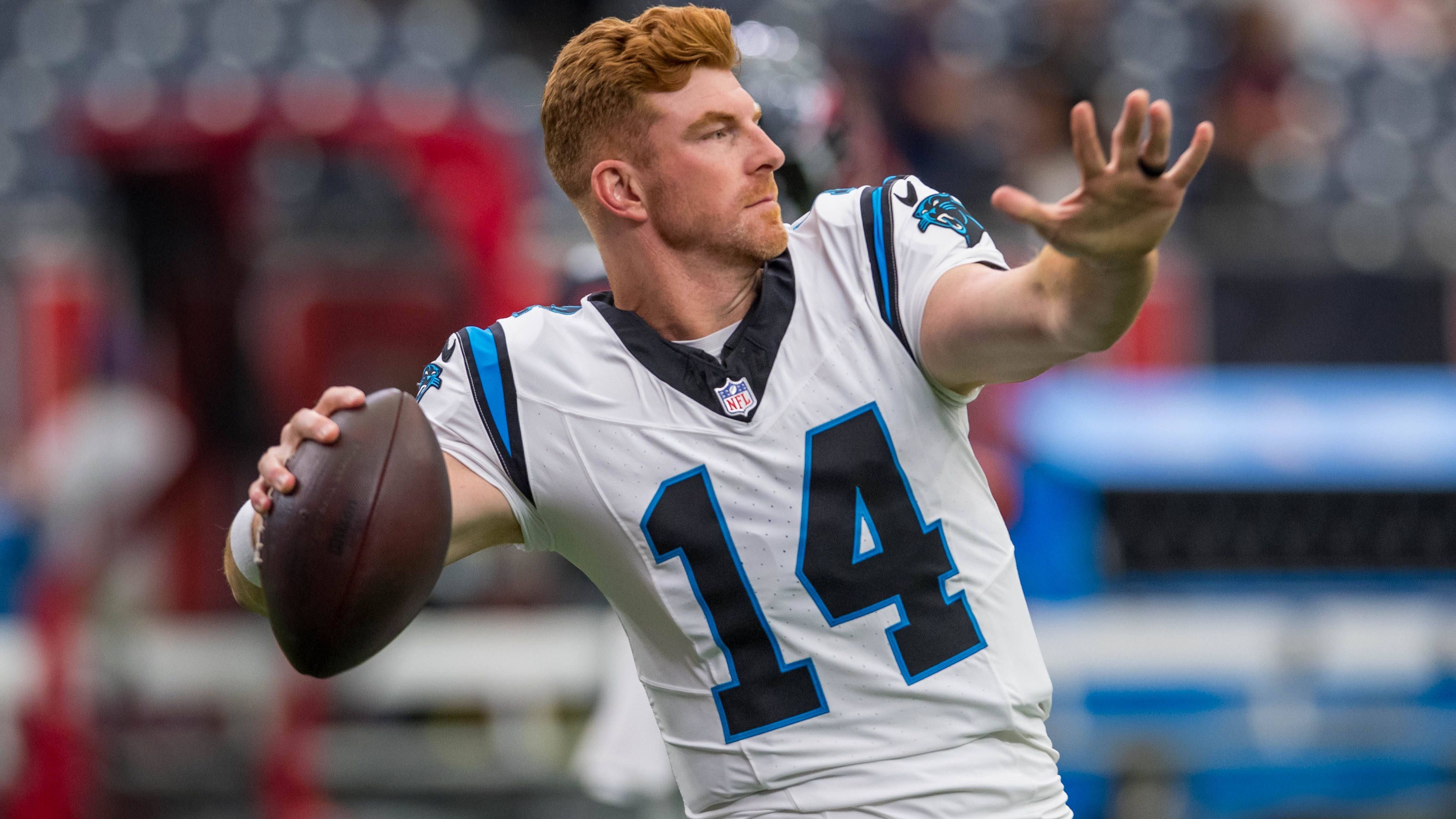 <strong>Andy Dalton (Carolina Panthers)<br>Alter:</strong>&nbsp;37<br><strong>Draftpick:</strong> 35 im Jahr 2011<br><strong>Jahresgehalt 2025:</strong> bis zu 3,2 Millionen Dollar<br><strong>Beste Saison:</strong> 2013 bei den Cincinnati Bengals&nbsp; mit 4.293 Passing Yards, 183 Rushing Yards, 35 Touchdowns (davon 2 Rushing Touchdowns) und 20 Interceptions in 16 Spielen