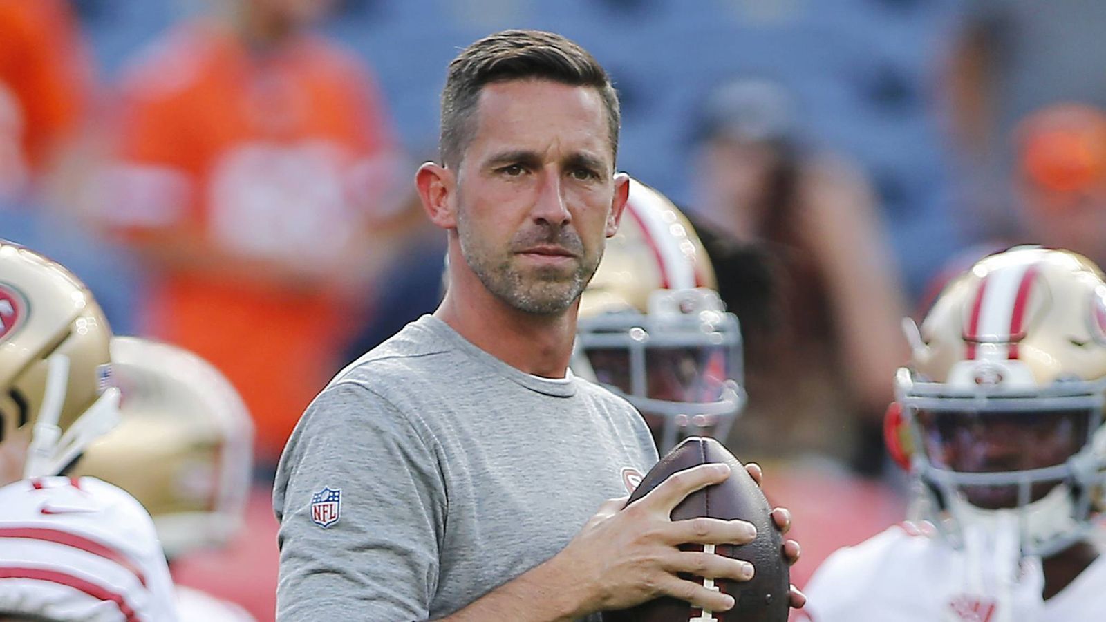 
                <strong>18. Kyle Shanahan (San Francisco 49ers)                        </strong><br>
                Head Coach seit: 2017Quote: 33/1
              