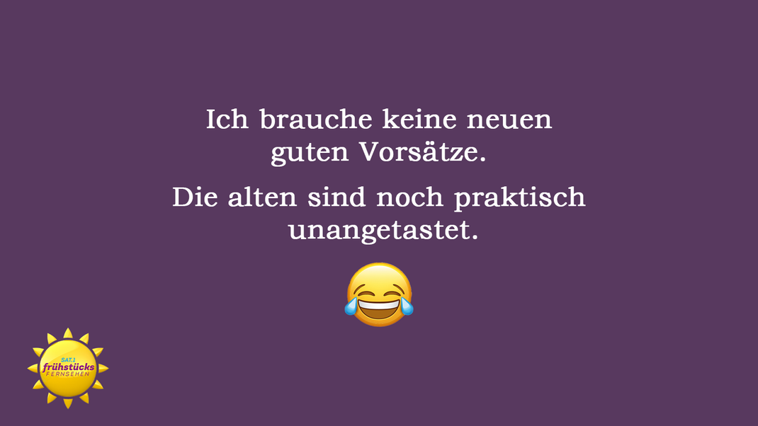 Ein WhatsApp-Gruß für alle, die ihre Neujahrsvorsätze immer noch nicht umgesetzt haben.