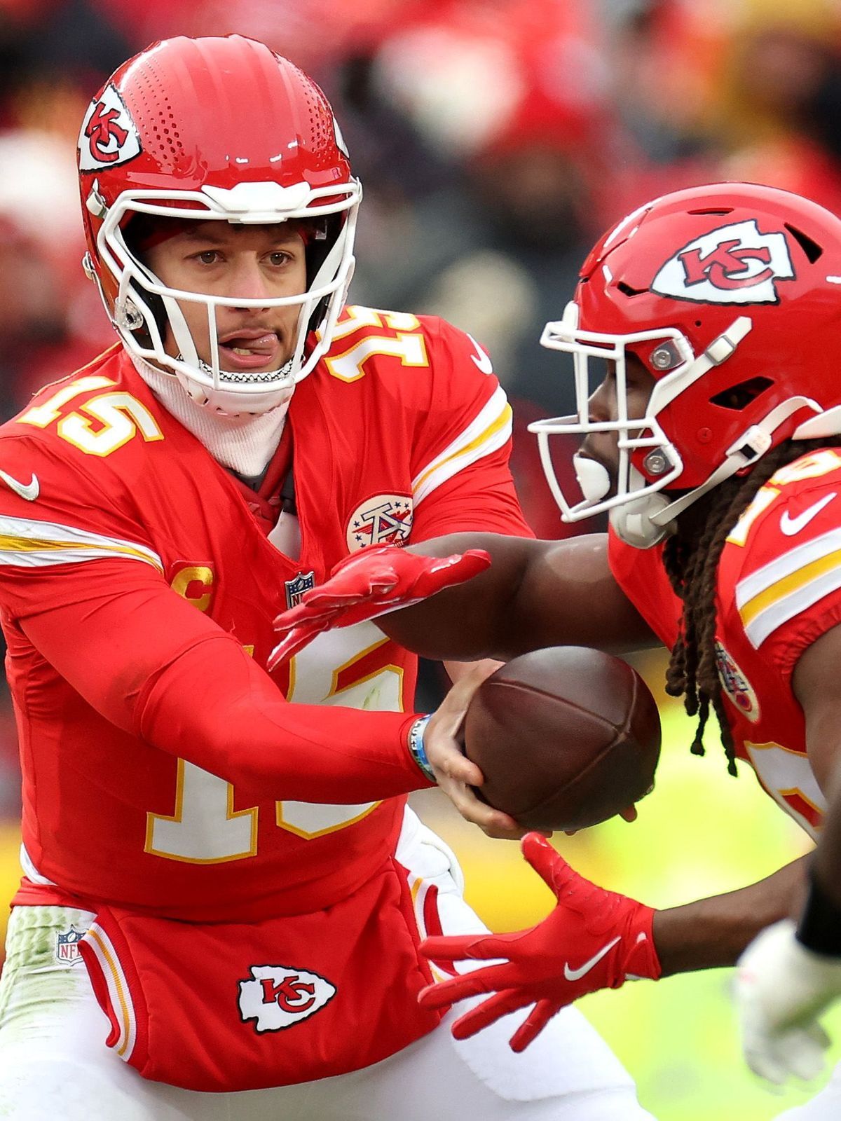 Patrick Mahomes steht einmal mehr im AFC Championship Game