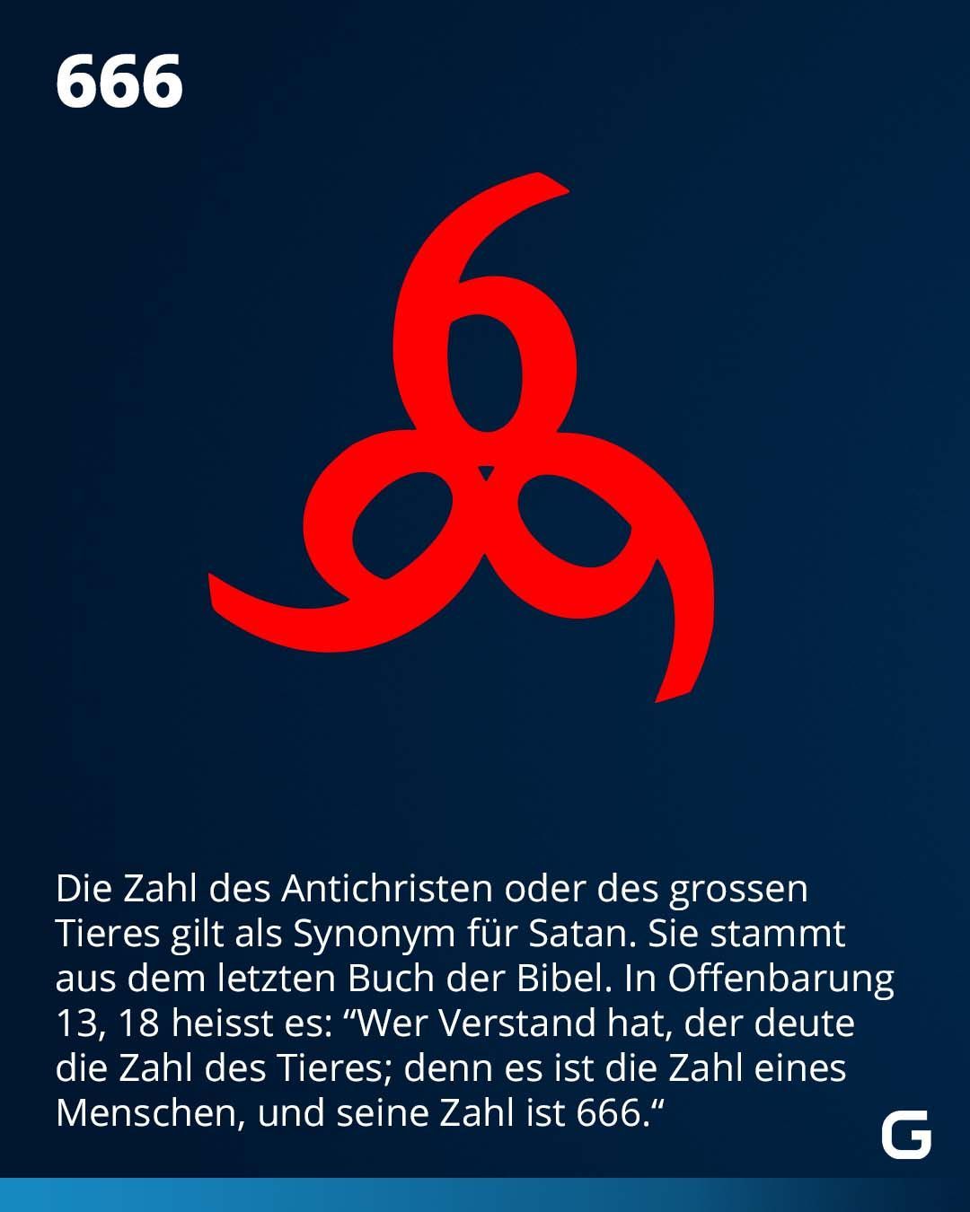 Symbole des Satanismus: 666 - Zahl des Antichristen