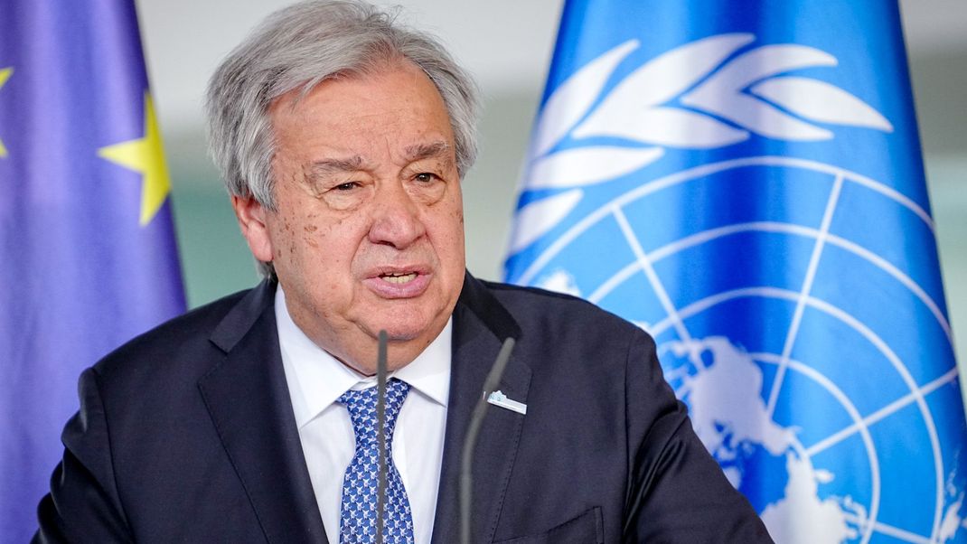 Der Generalsekretär der Vereinten Nationen António Guterres