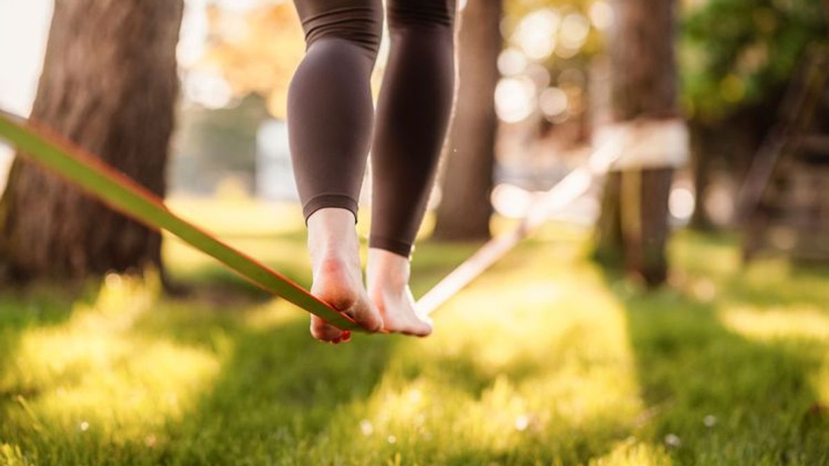 Slackline - Drahtseilakt mit hohem Spaßfaktor