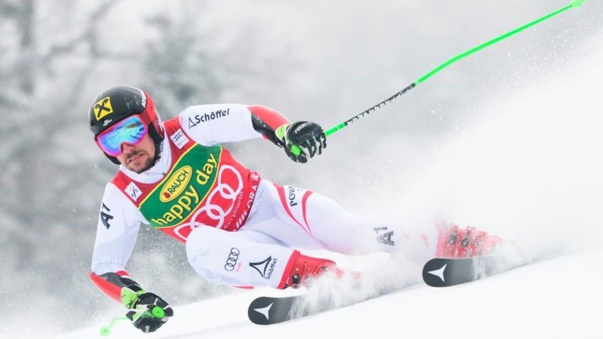Marcel Hirscher sichert sich die kleine Kristallkugel