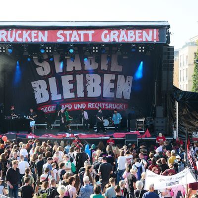 Konzert "Kein Bock auf Nazis" vor Landtagswahl in Brandenburg